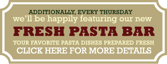 Sauk-Prairie Grill's New Fresh Pasta Station & Pasta Bar